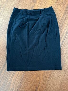 Eileen Fisher Black Pencil Skirt XS
